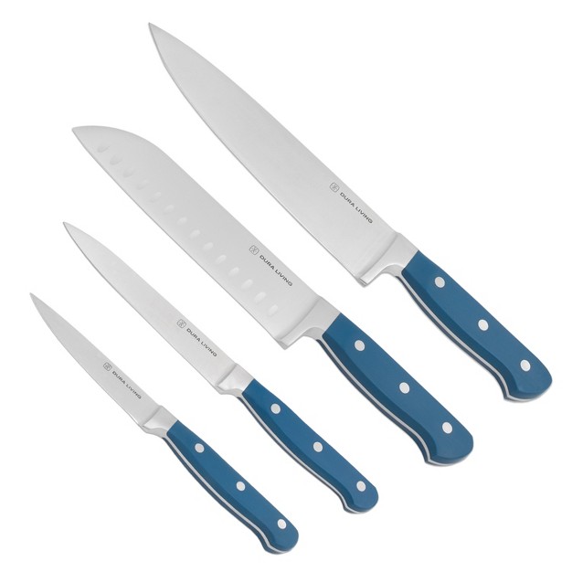 Dura Living Superior Series 4 Piece Stainless Steel Kitchen Knife Starter Set