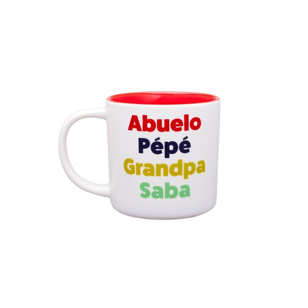 16oz Stoneware Abuelo Pepe Grandpa Saba Mug Parker Lane