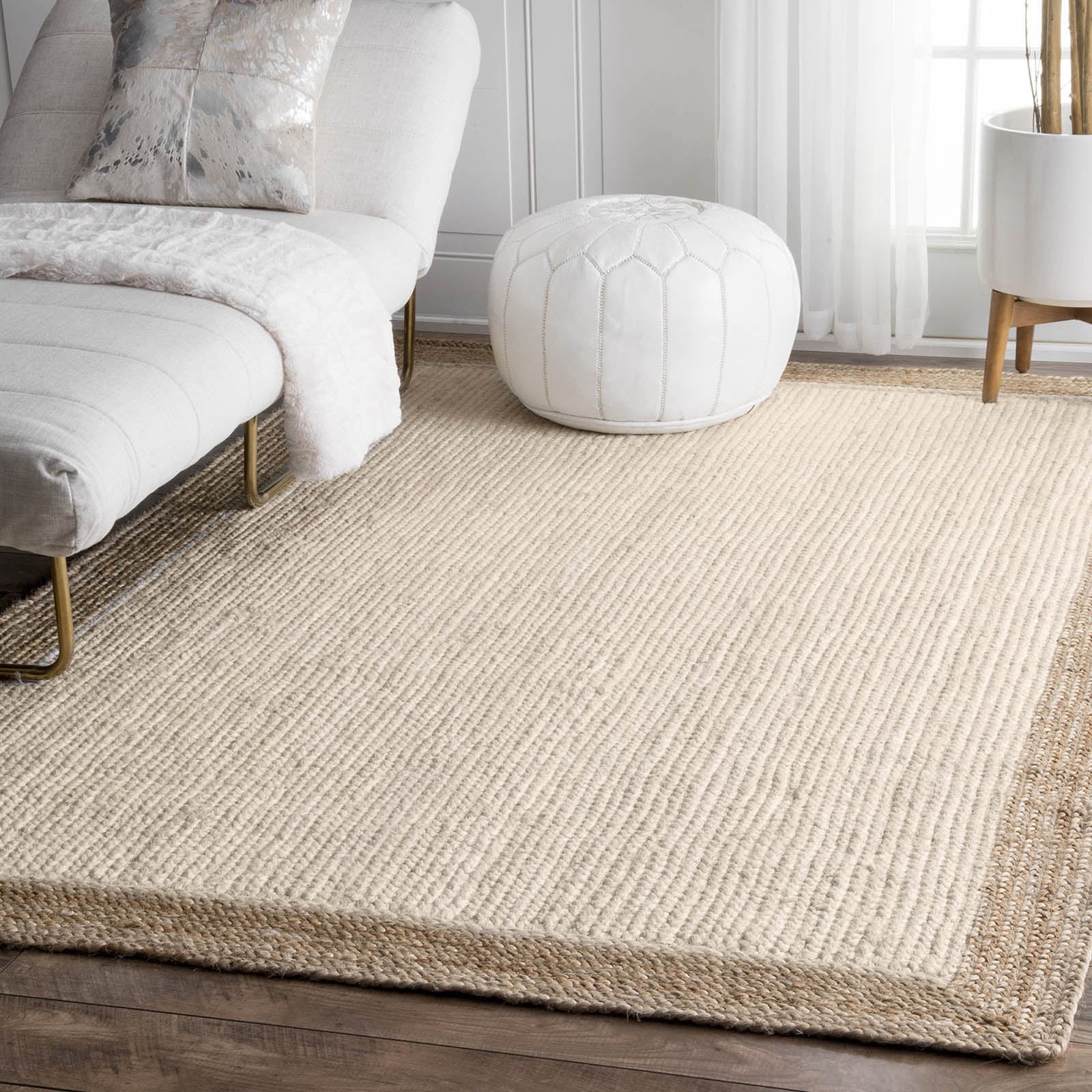 90X130 Cm Braided Handmade Jute Rug Braided-001S