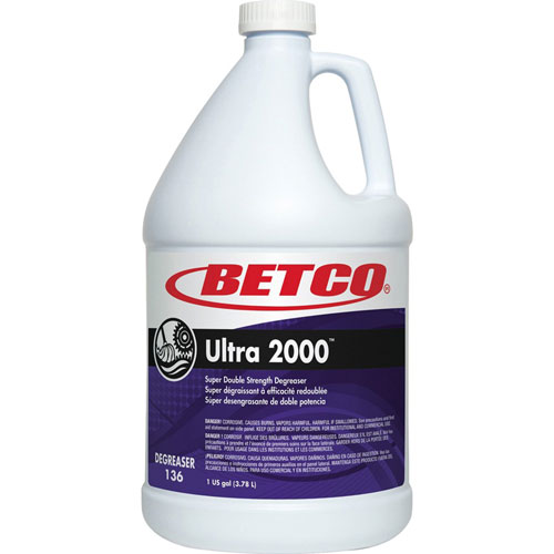 Betco Ultra 2000 Degreaser | Cherry Almond Scent， 1 gal Bottle， 4