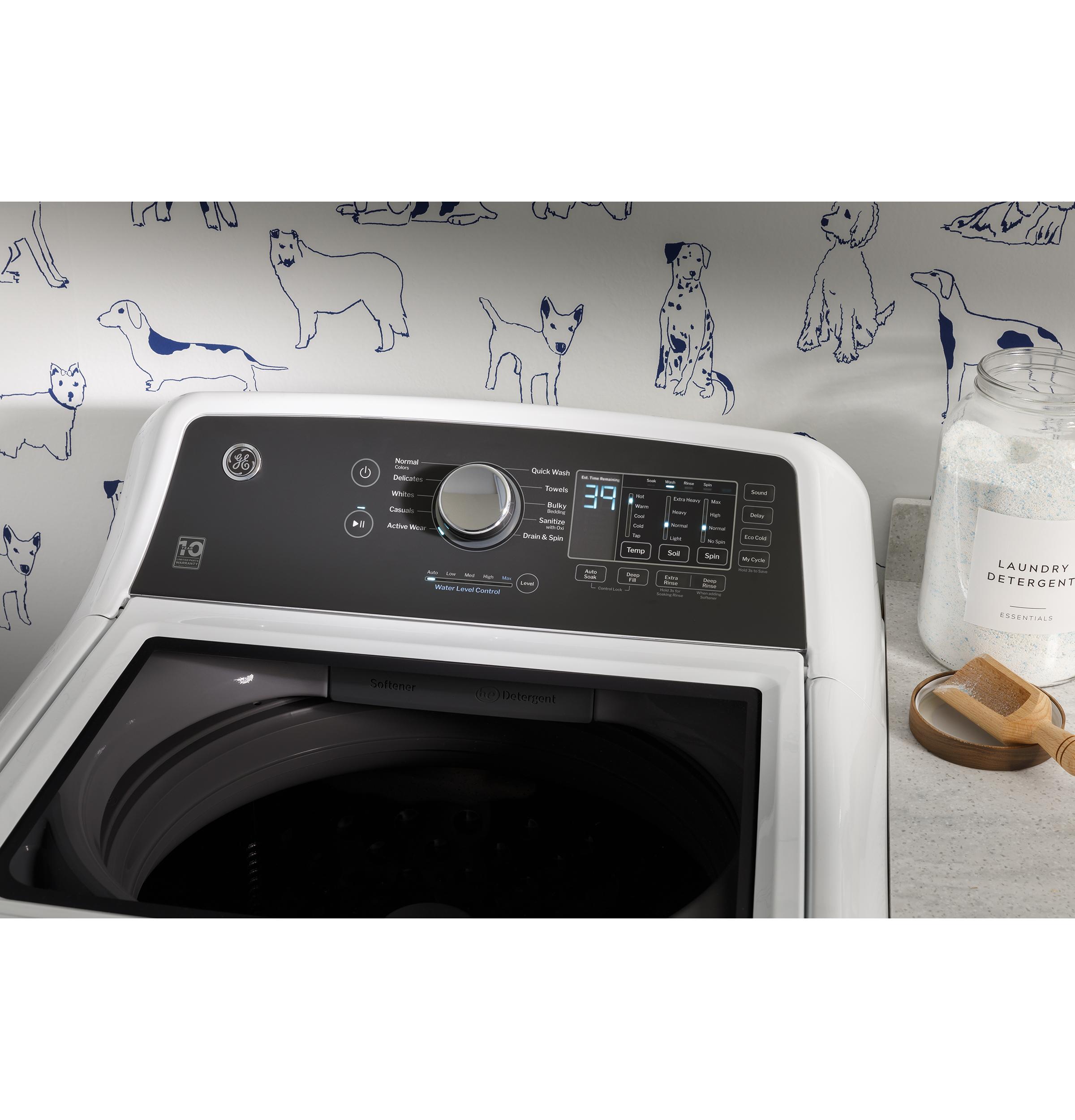 Ge Appliances GTW585BSVWS Ge® 4.5 Cu. Ft. Capacity Washer With Water Level Control