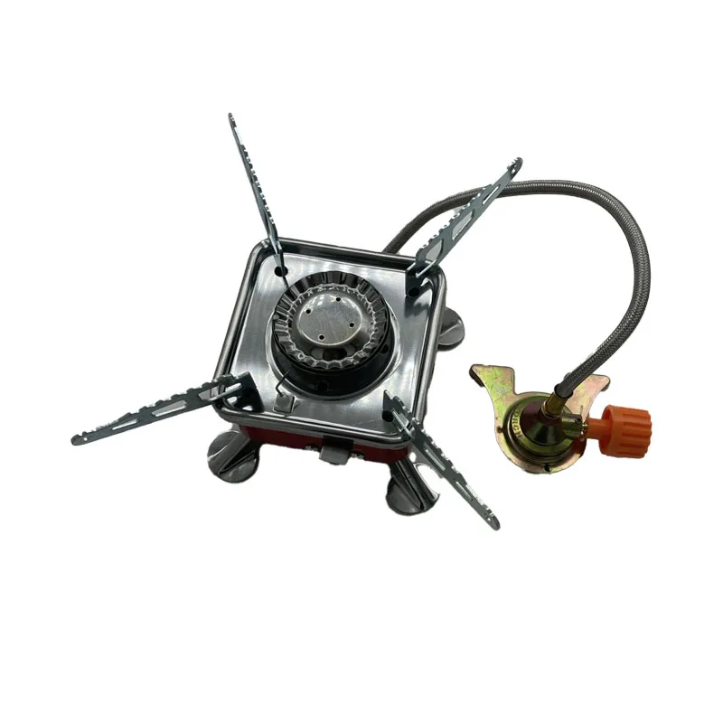 Hot Sale Mini Portable Windproof Camping Stove Gas Outdoor Stove Shield Steel Stainless Packing