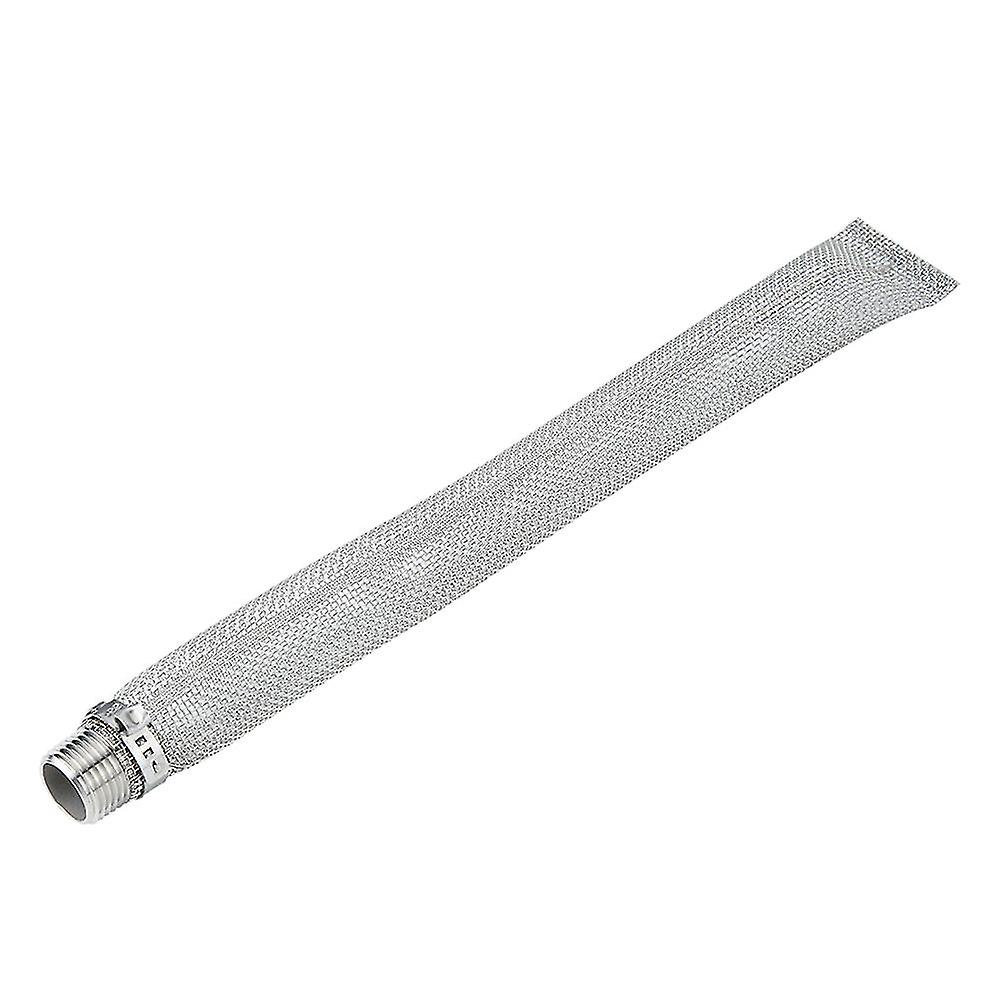 1/2in NPT Stainless Steel Beer Filter Screen Mesh Filter for Homebrew Beer Kettle Mash Tun(12in