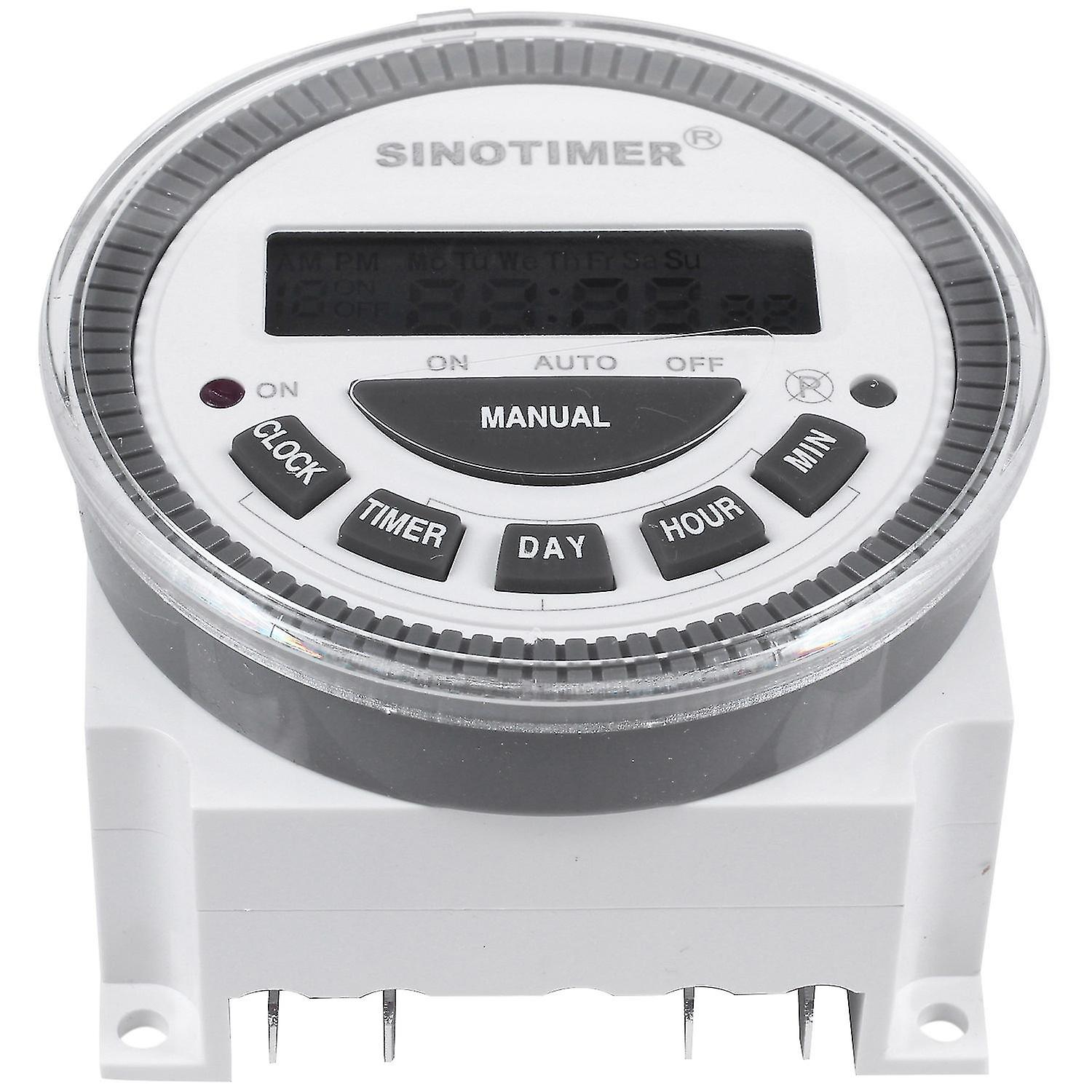 Sinotimer Tm-619h-2 230vac 7 Days Weekly Programmable Digital Timer Lighting Switch Output 220v Vol