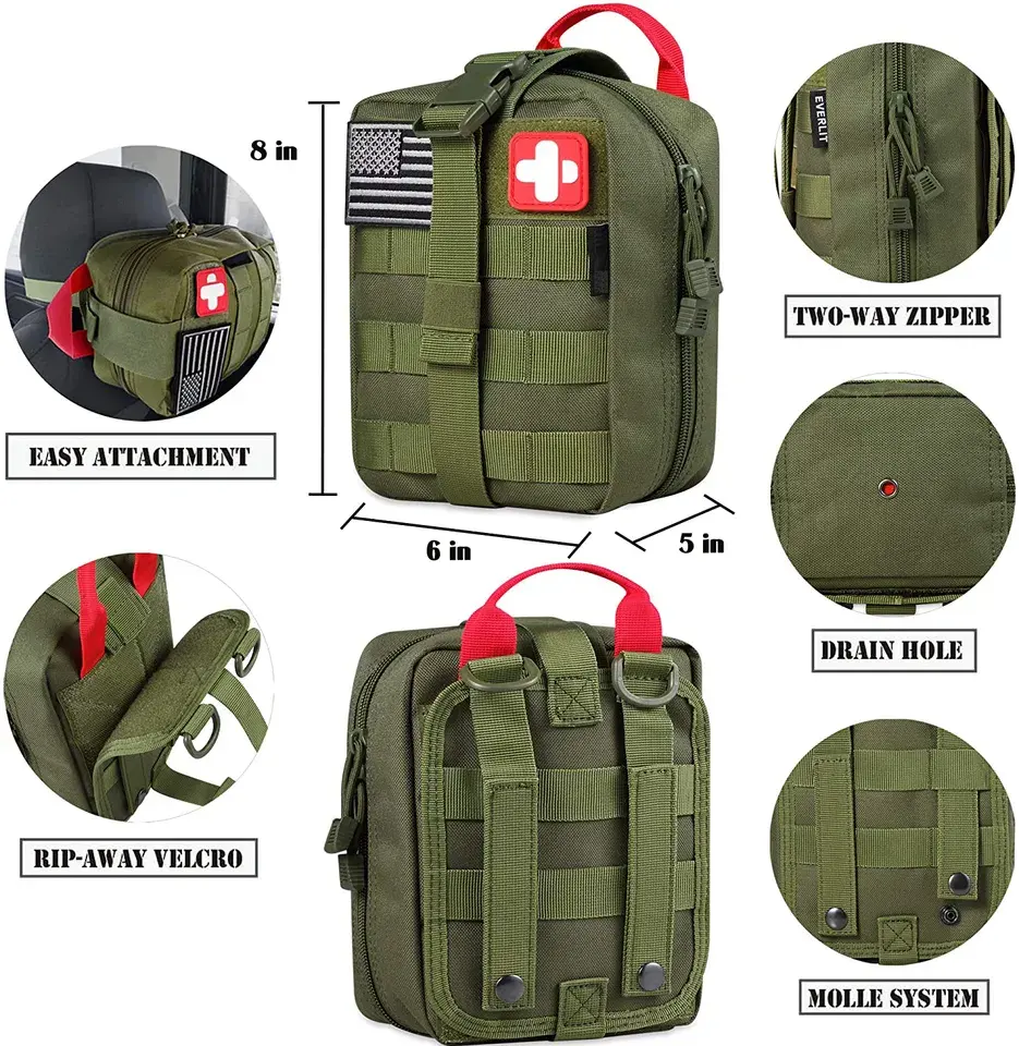 Manufacturer First Aid Emergency Medical Outdoor Survival Kit First Aid Kits Emergency Camping Equipment Survival First Aid Kit