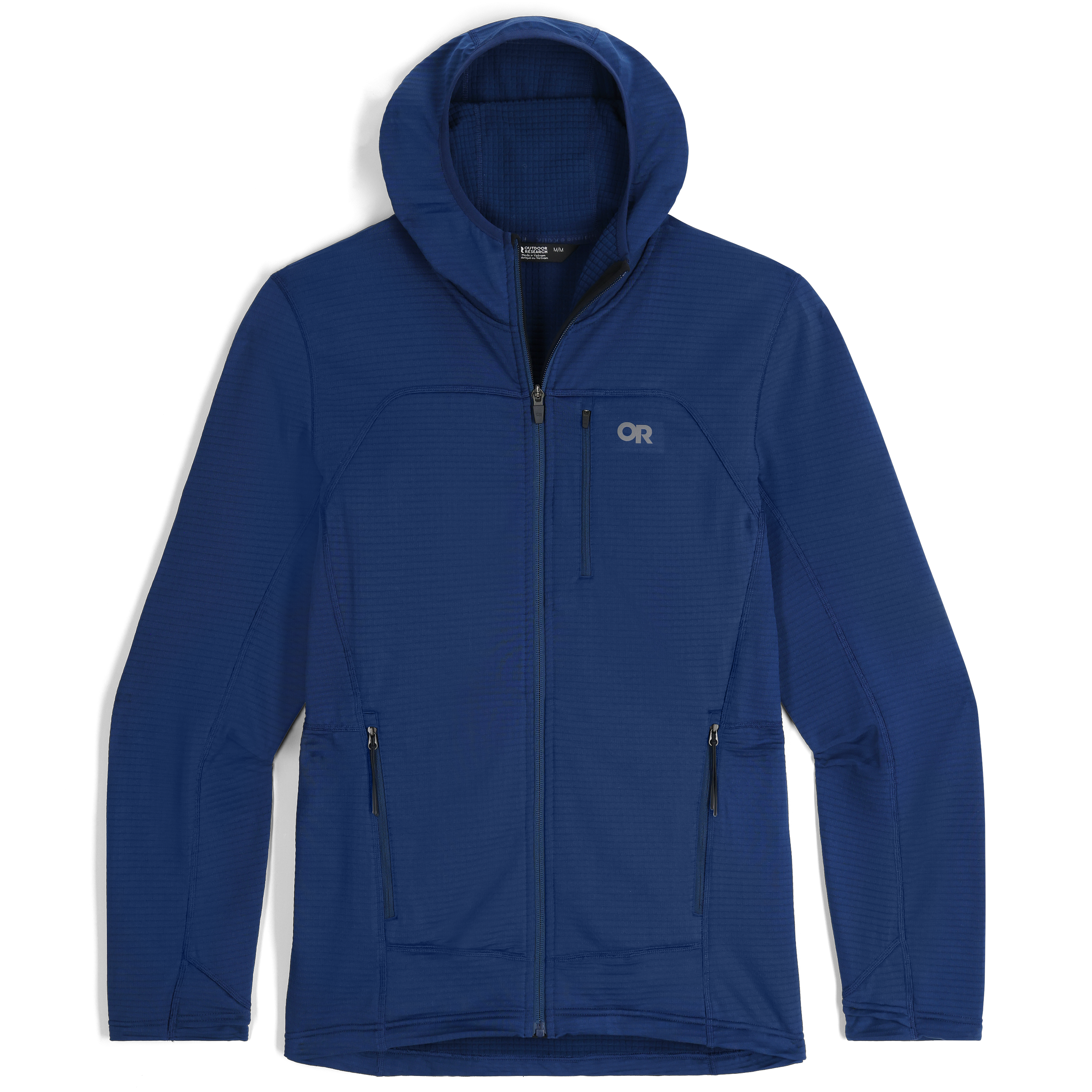 Men's Vigor Grid Fleece Full Zip Hoodie