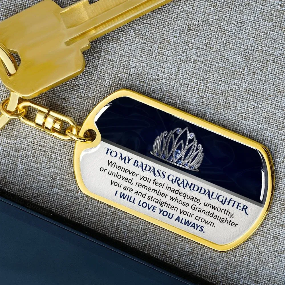 🔥 BIG SALE - 49% OFF🔥🔥 Keepsake for  Granddaughter Keychain -