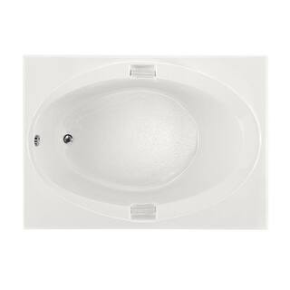 Hydro Systems Studio 60 in. Acrylic Rectangular Drop-in Non-Whirlpool Bathtub in White STU6042ATOW