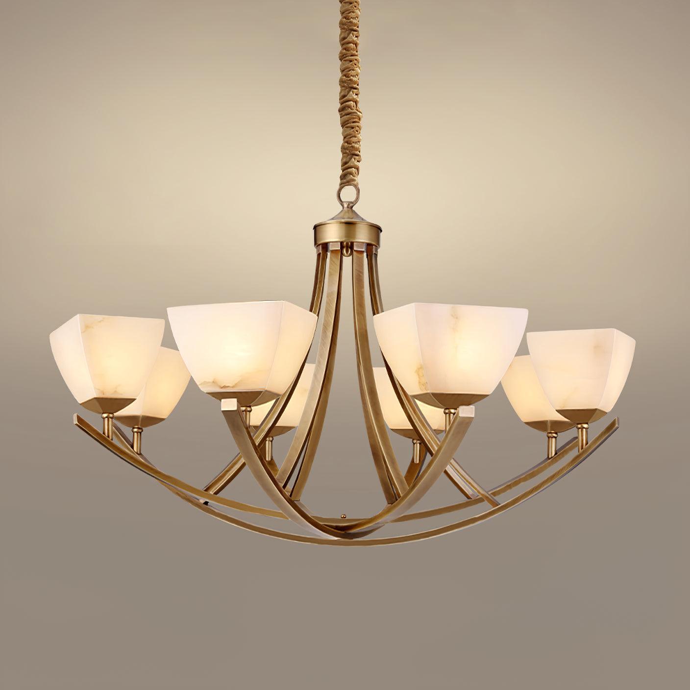 Dover Brass Chandelier