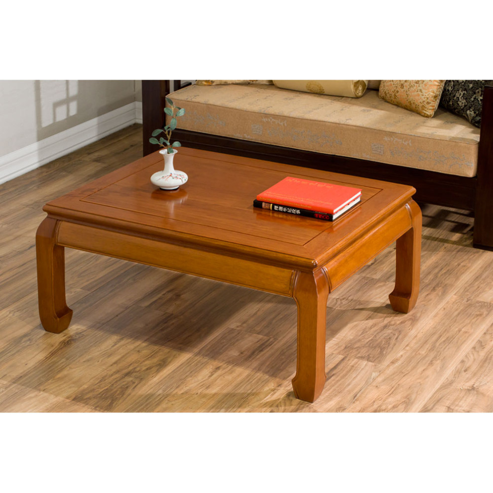 Rosewood Ming Style Rectangular Coffee Table   Asian   Coffee Tables   by China Furniture and Arts  Houzz