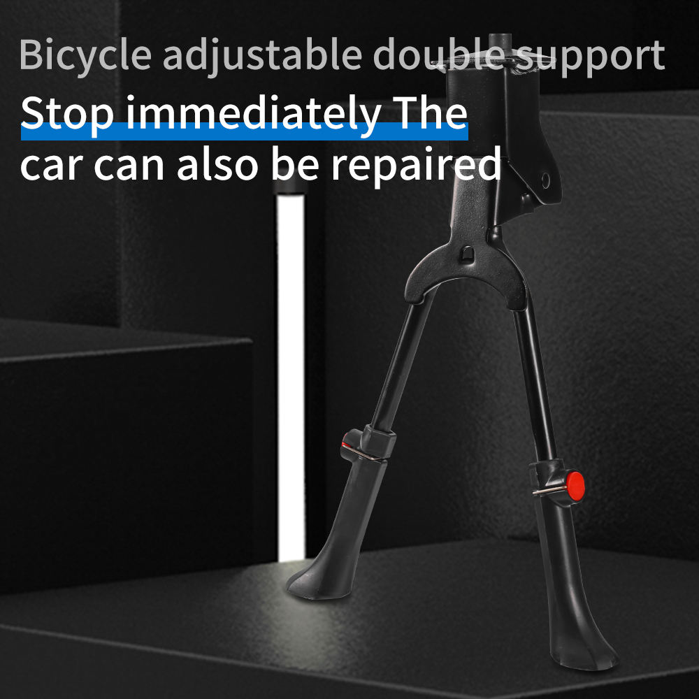 Adjustable Bike Kick Stand Double Leg Foot Support bicycle double kickstand