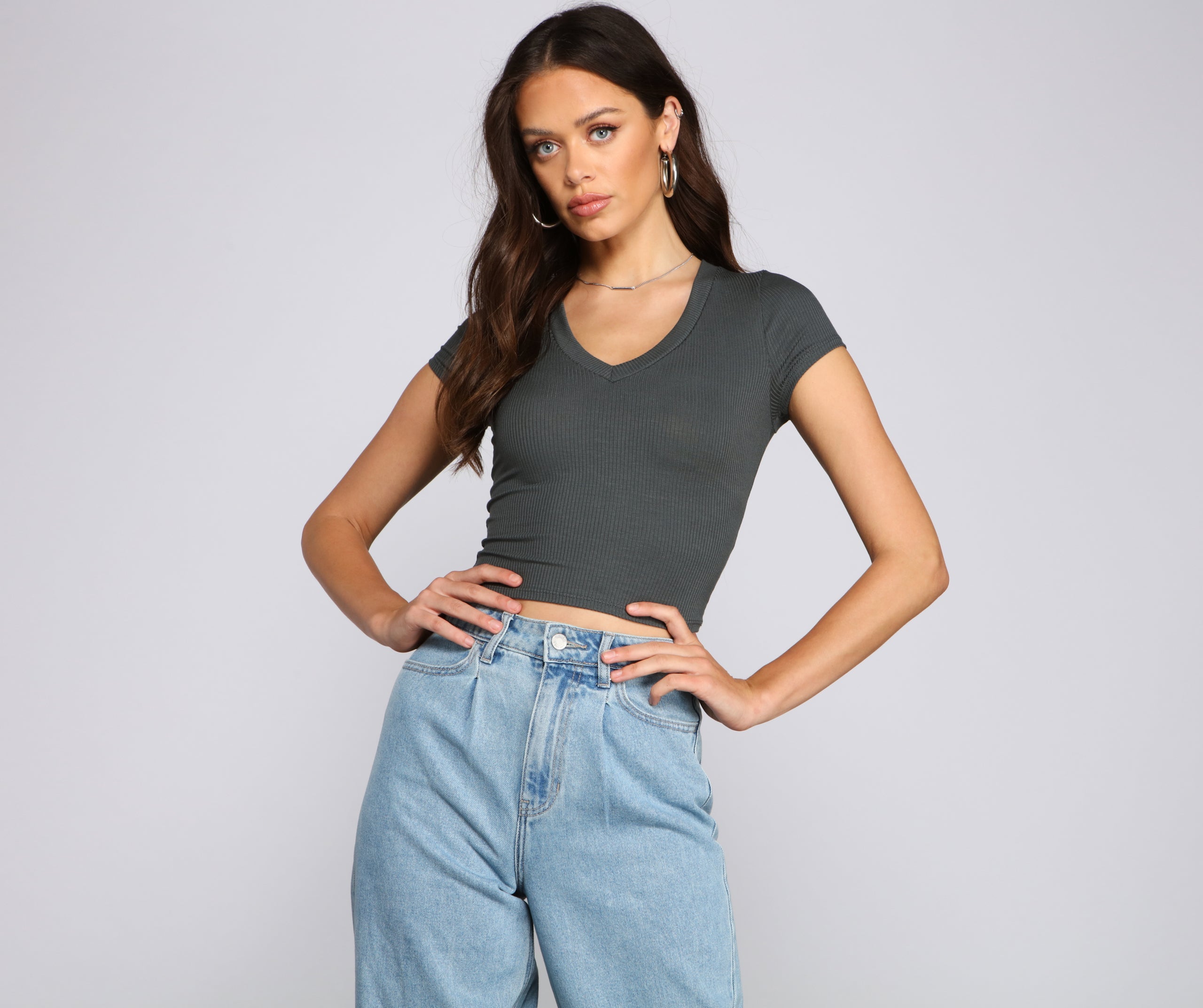 Must-Have Ribbed Knit Crop Top