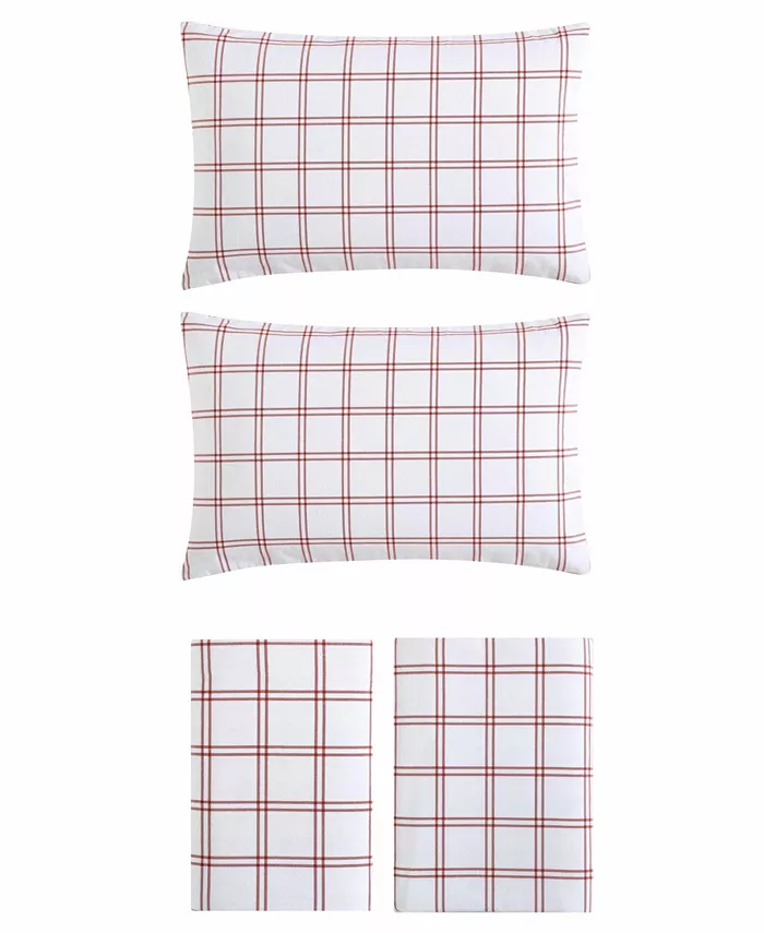 Eddie Bauer Cotton Flannel 3 Piece Sheet Set， Twin