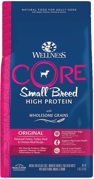 Wellness CORE Wholesome Grains Small Breed Original Recipe High Protein Dry Dog Food