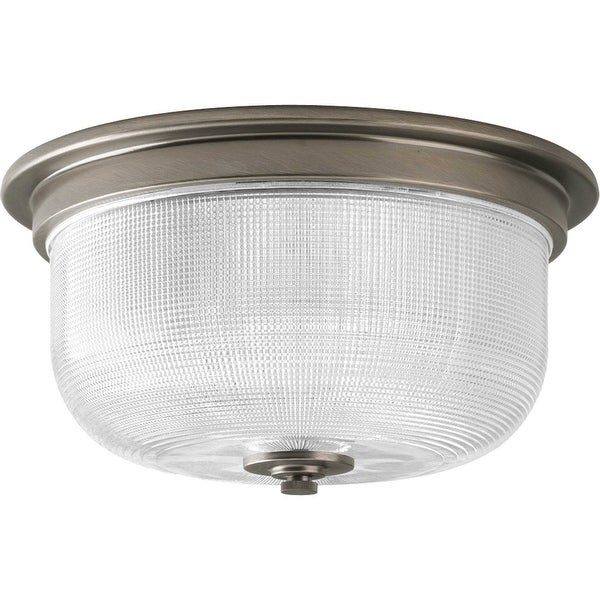 P3740 Archie 2 Light 12 Wide Flush Mount Bowl Ceiling Fixture - Brass