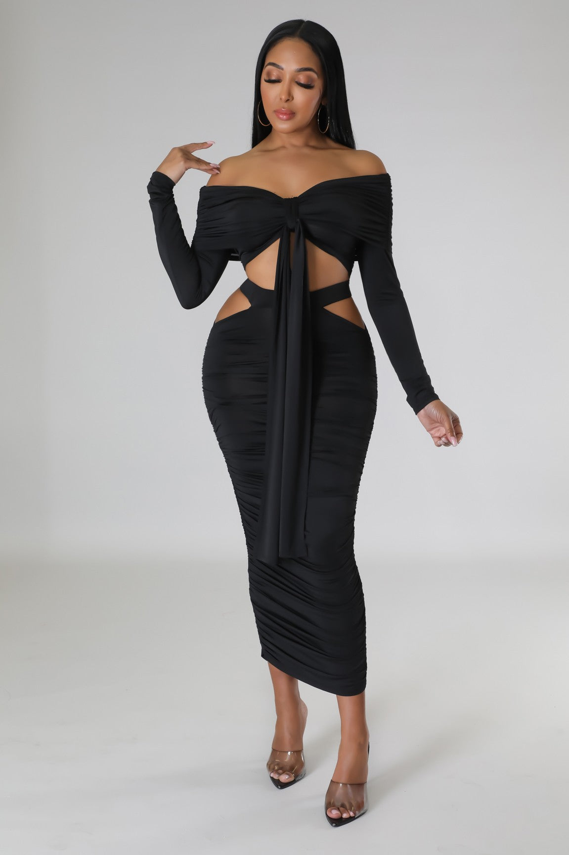 Baddie Behavior Skirt Set