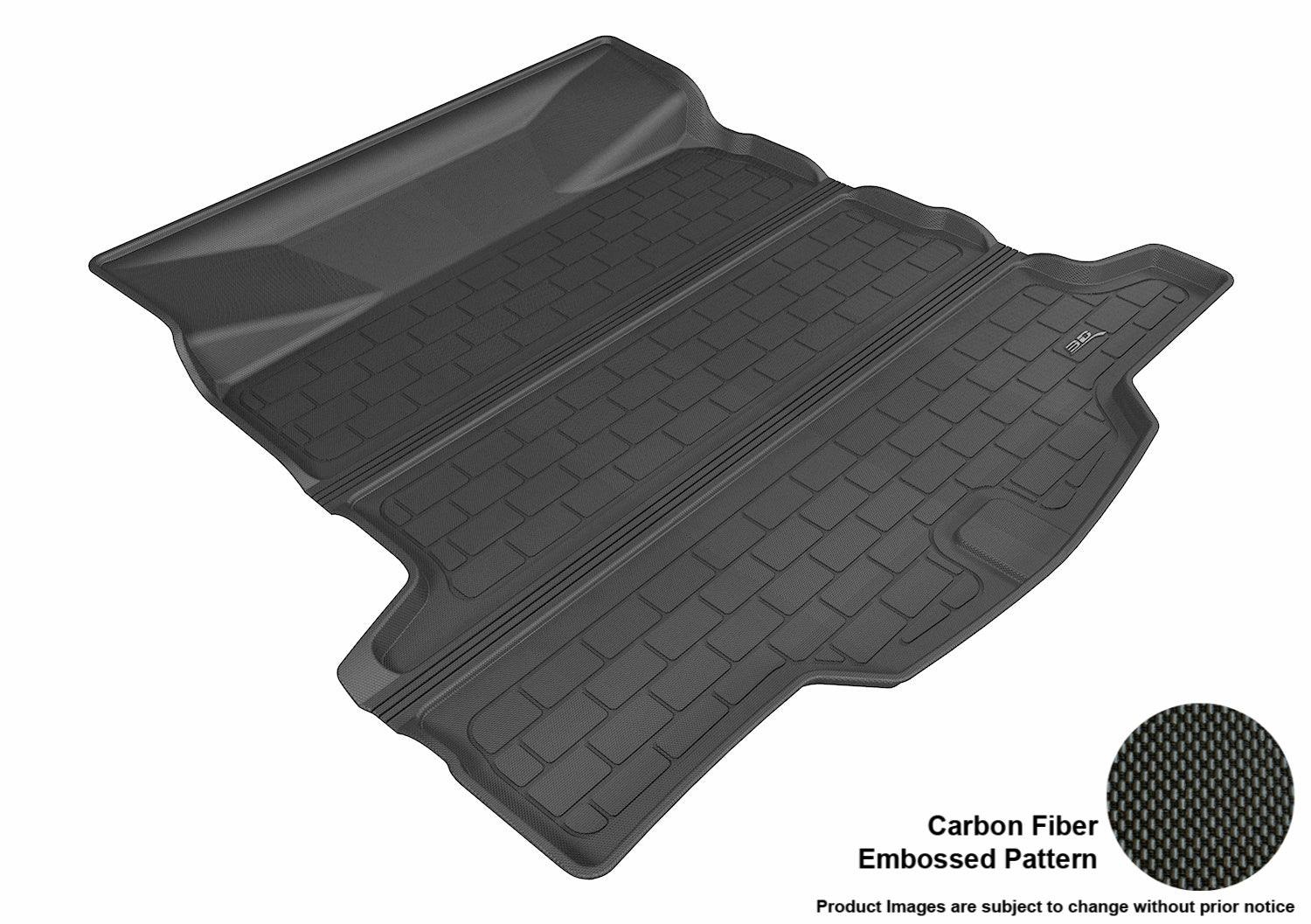 3D MAXpider All-Weather Custom Fit Cargo Liner for Chevrolet Impala 2014-2020， KAGU Series (Black)