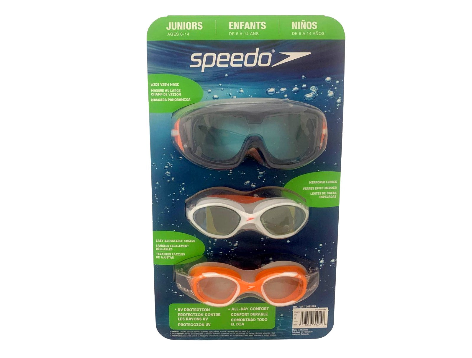 Speedo Junior Swim Goggles Variety Pack