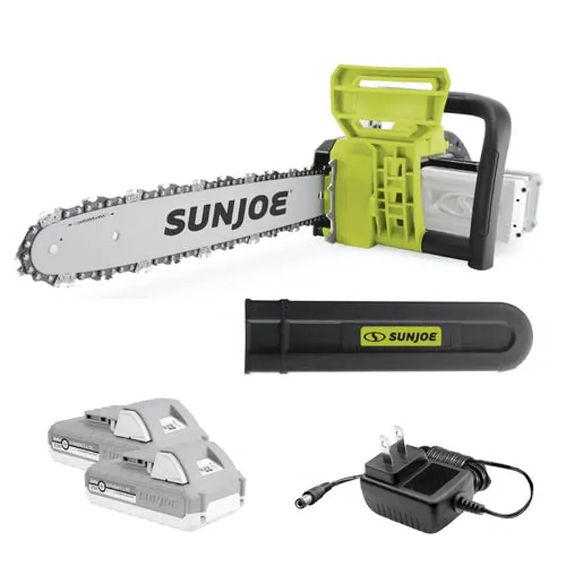 Sun Joe 48-Volt iON+ Cordless Chain Saw Kit