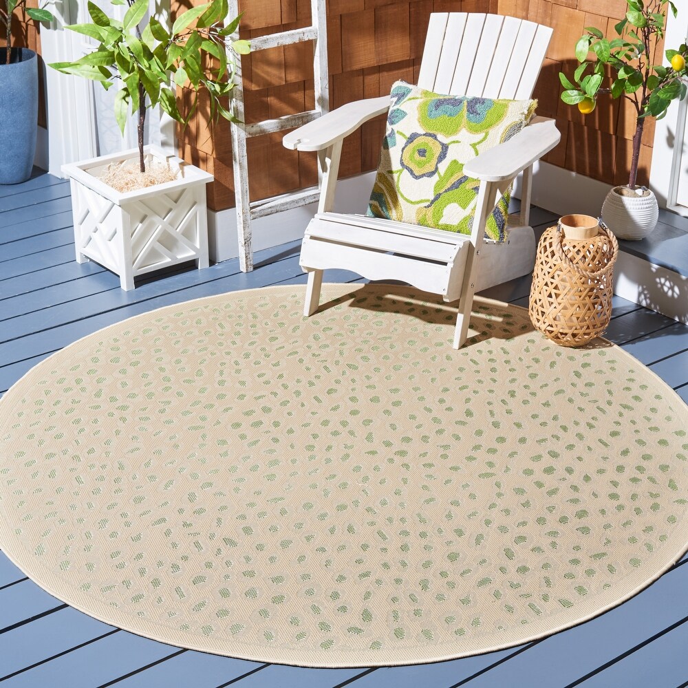 SAFAVIEH Courtyard Joye Indoor/ Outdoor Waterproof Patio Backyard Rug