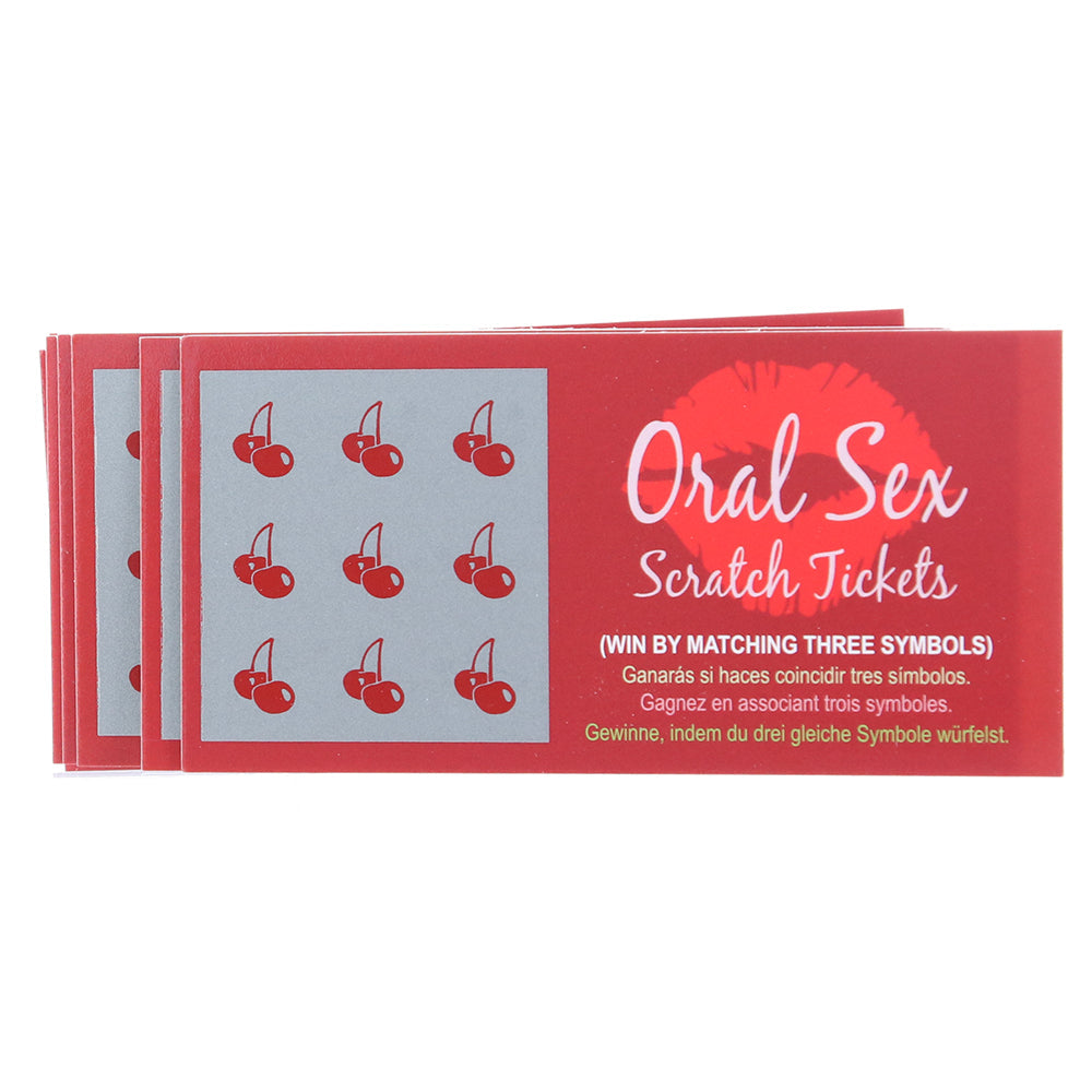 Oral Sex Scratch Tickets