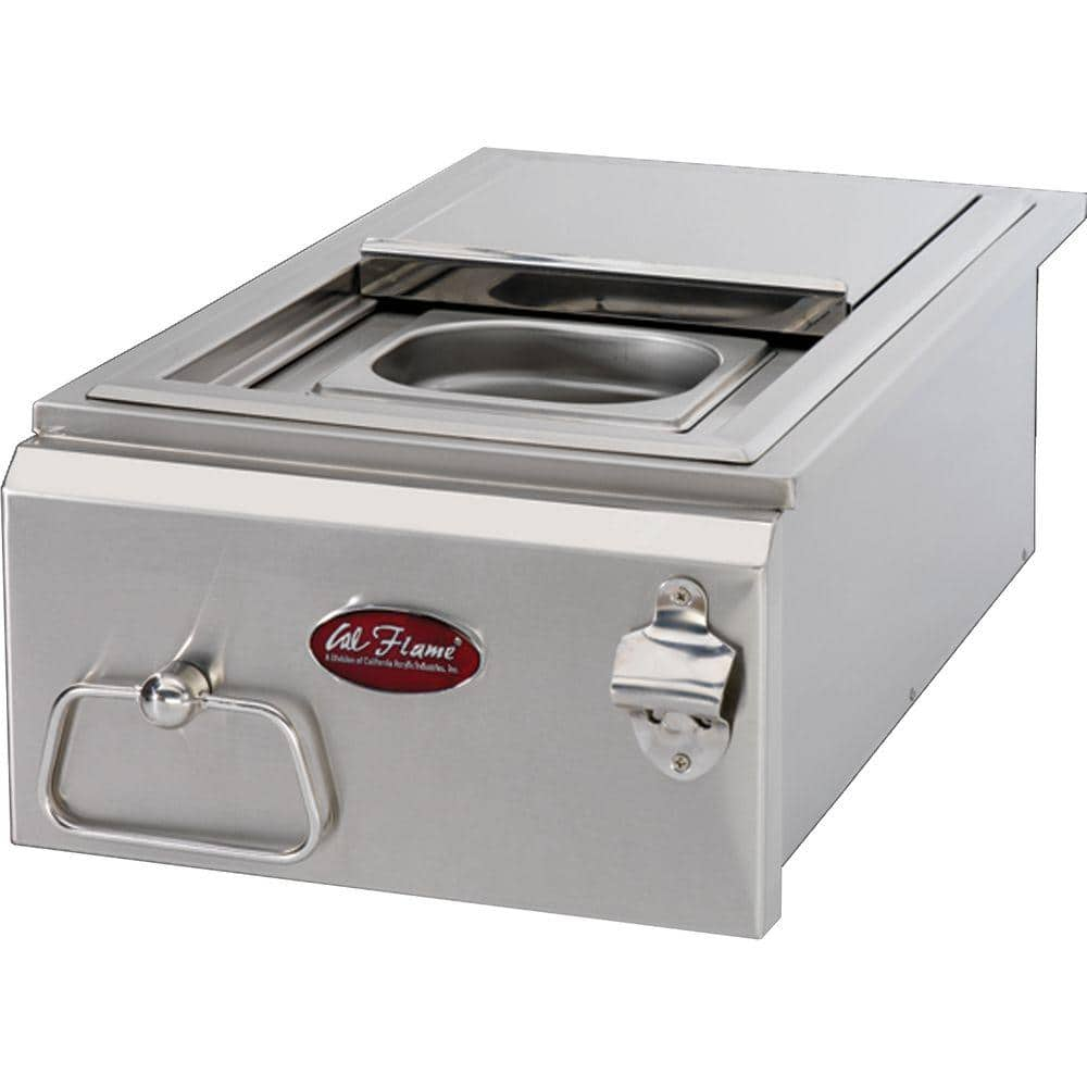 Cal Flame 12 in. Built-In BBQ Stainless Steel Cocktail Center BBQ12842P-12