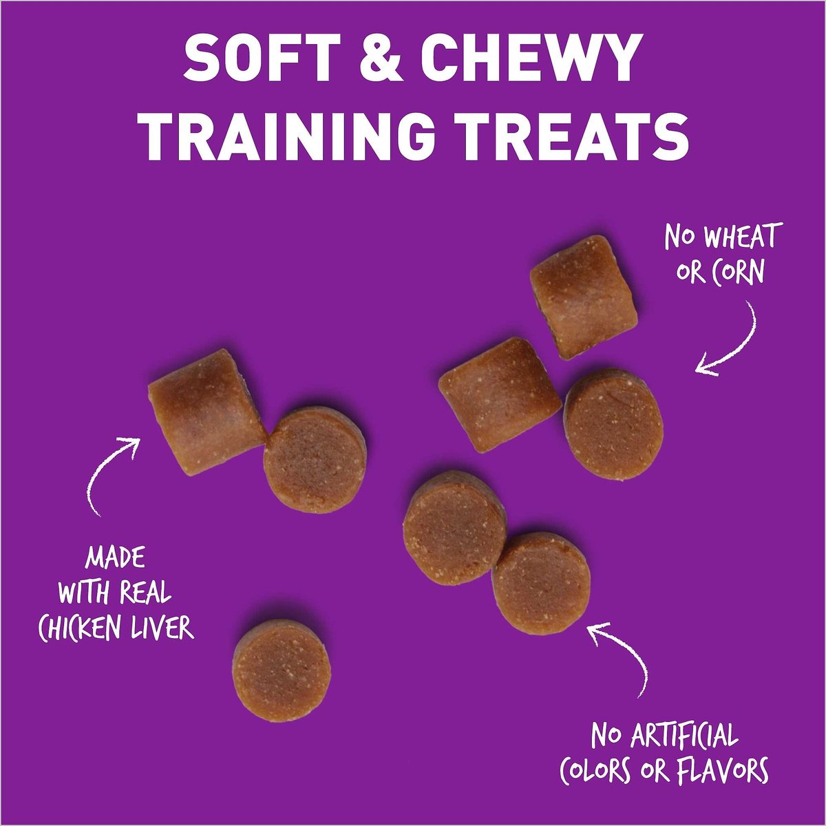 Cloud Star Tricky Trainers Chewy Liver Flavor Grain-Free Dog Treats