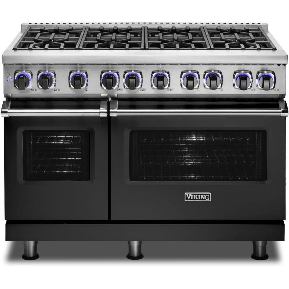 Viking 48-inch Freestanding Dual-Fuel Range with Elevation Burners CVDR7482-8BCSLP