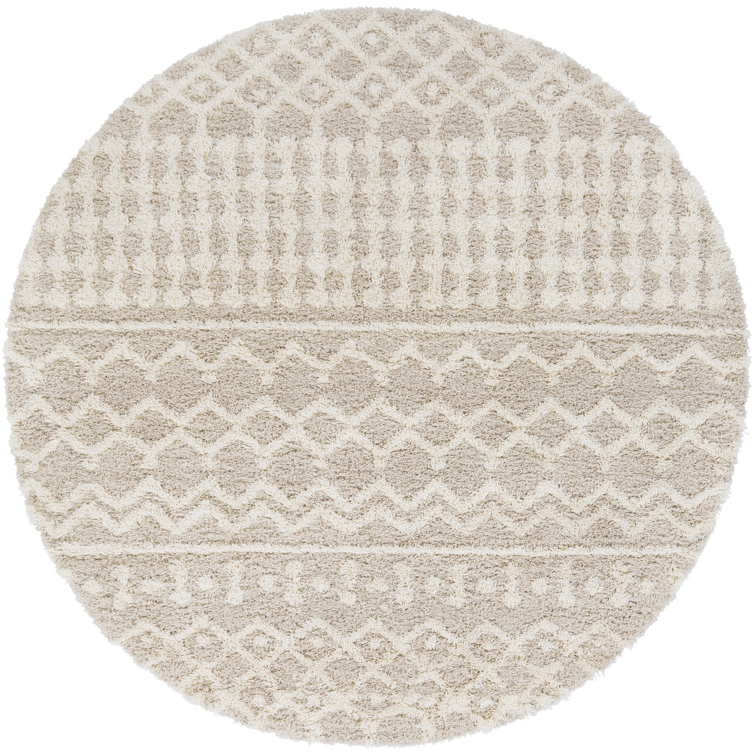 Urban Shag Rug in Cream, Beige