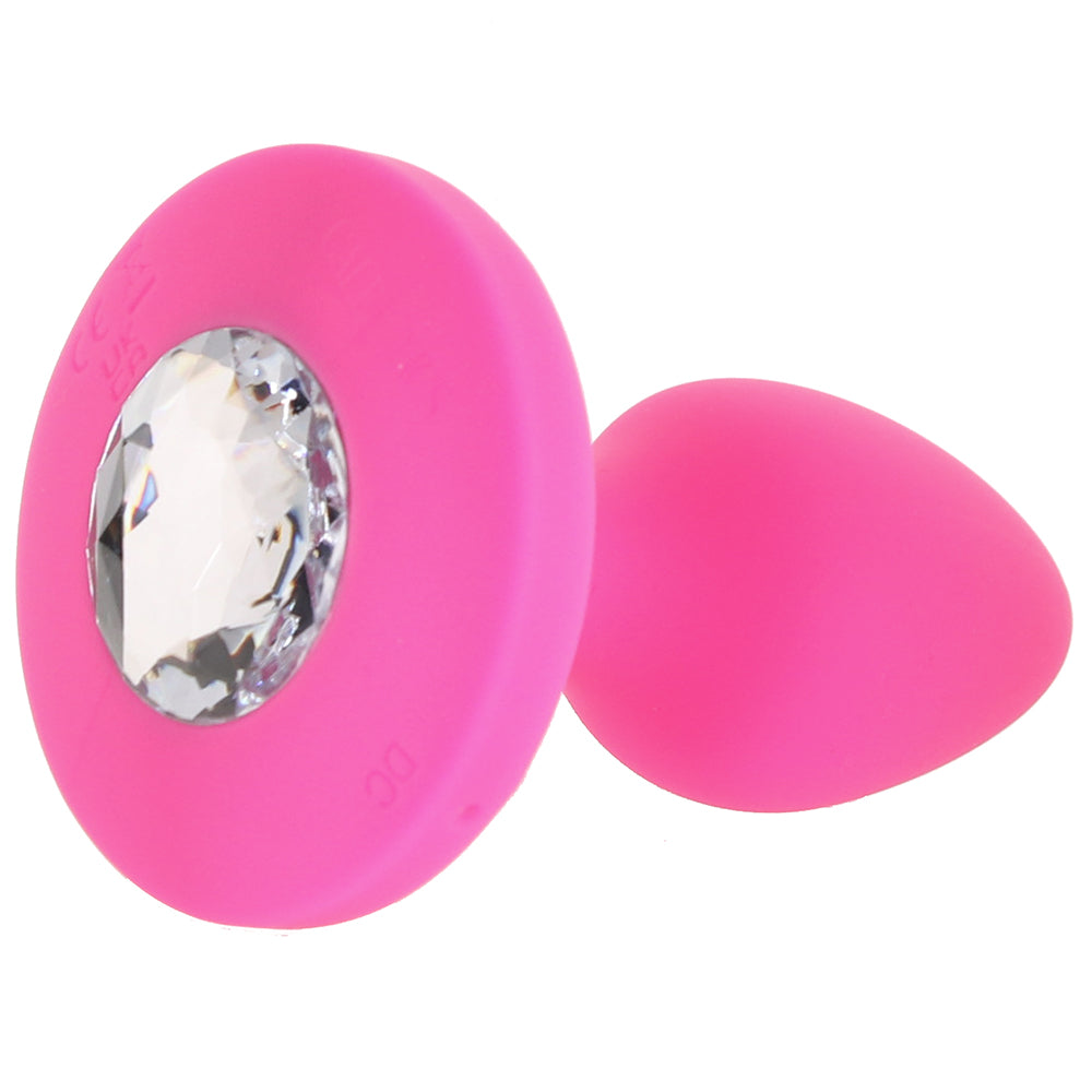 Cheeky Gems Medium Vibrating Probe in Pink