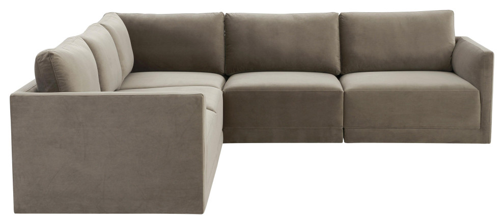 Willow Modular L Sectional   Transitional   Sectional Sofas   by TOV Furniture  Houzz