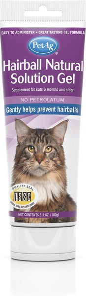 PetAg Hairball Natural Solution Chicken Flavored Hairball Control Supplement for Cats