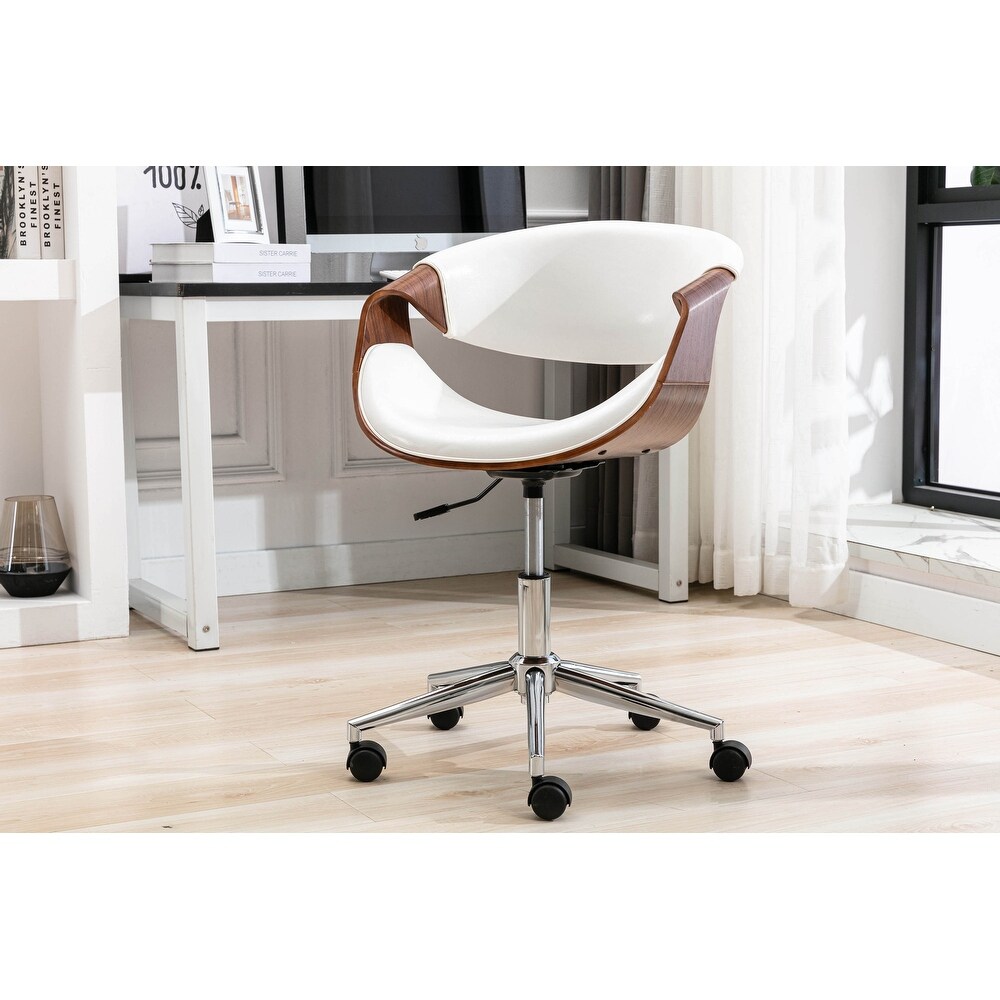 Porthos Home Aeko Office Chair  PU Leather  Height Adjustable Seat