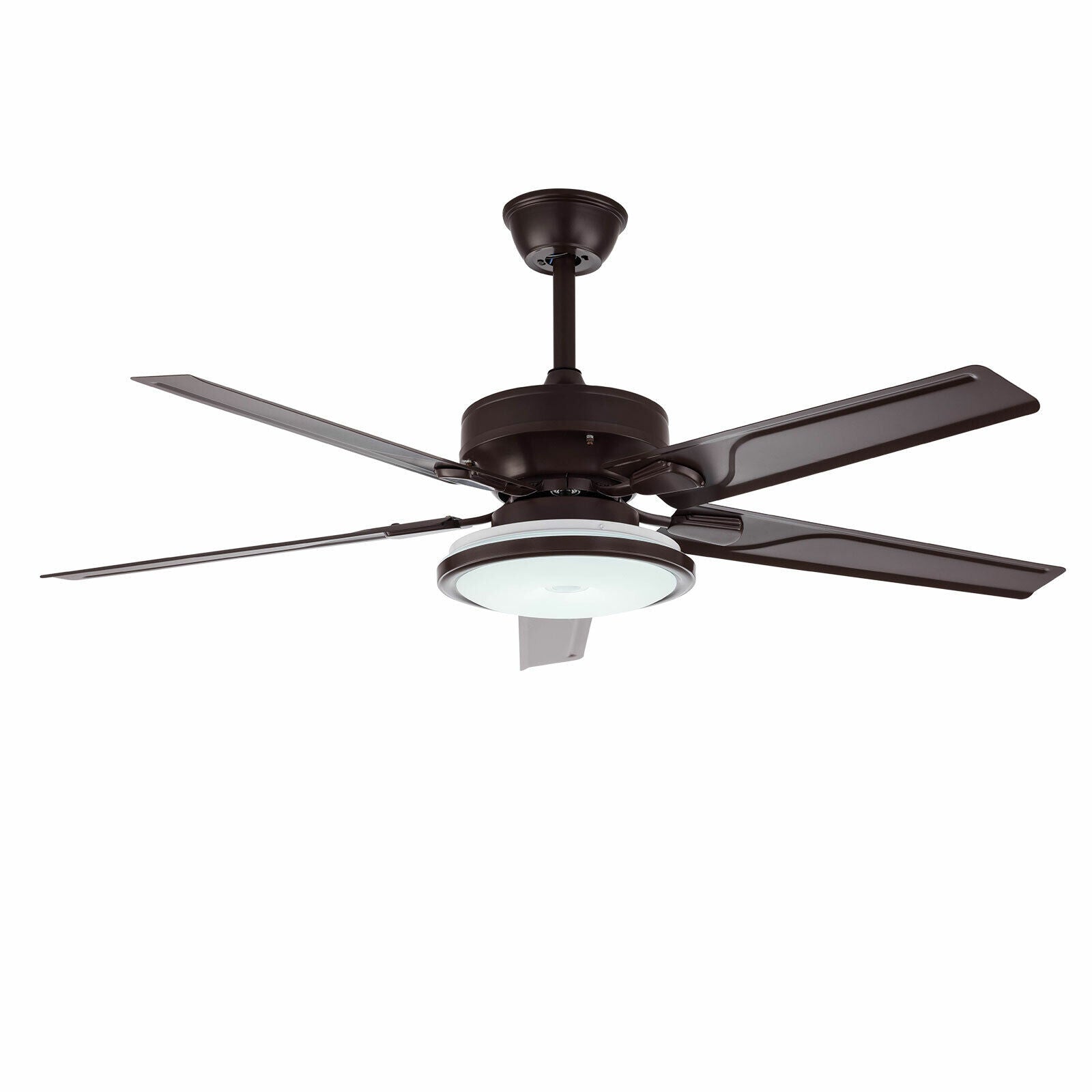 Miumaeov 48 Inch Ceiling Fan with Light Remote Control Dimmable Retro Ceiling Fan with Silent Motor 3-Speed 3 Color Changes Retractable Fan Blade for Living Room Bedroom Office