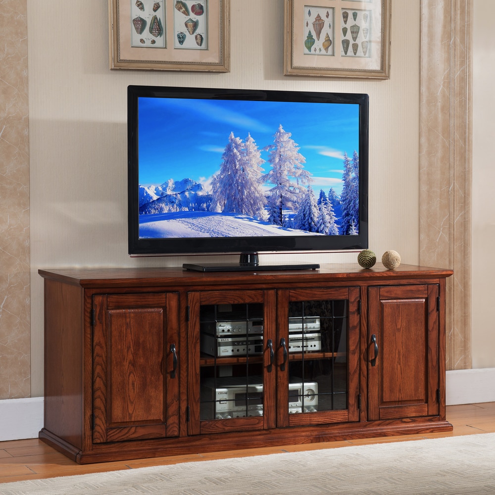 Copper Grove Jackson Creek Wood Oak 60 inch TV Stand