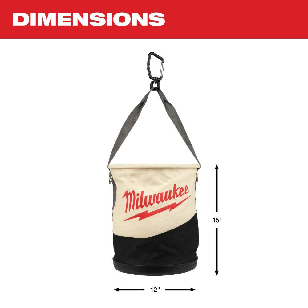 Milwaukee Canvas Utility Bucket 48-22-8270 from Milwaukee