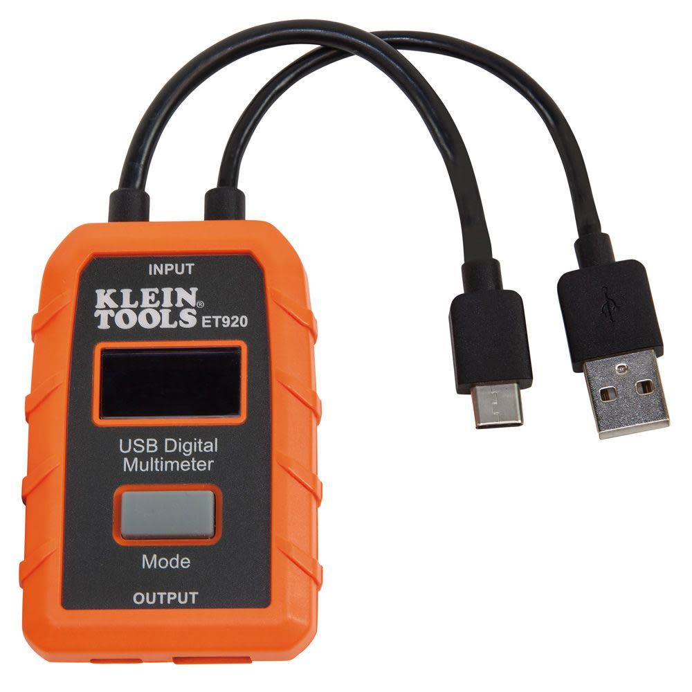 Klein Tools USB Digital Meter USB Type A and C ET920 from Klein Tools