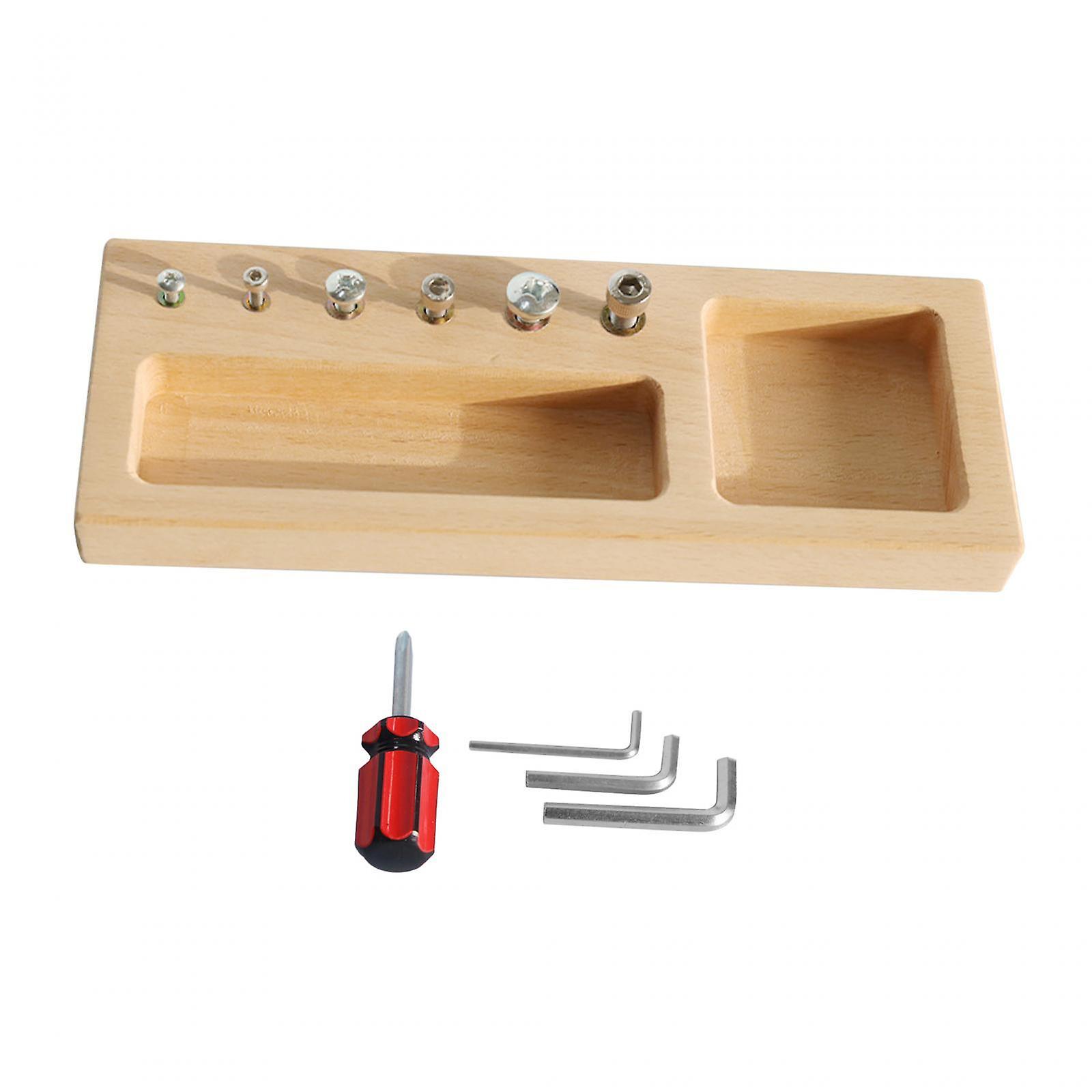 Screwdriver Board Set For Kids Busy Boards Screw Bolt Set Toy For Girls Boys