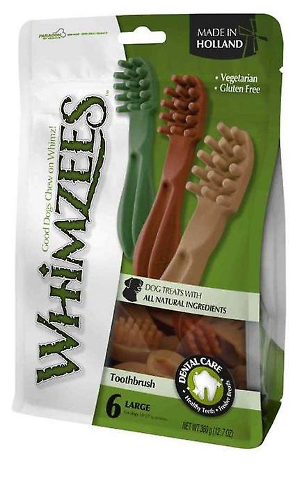 Whimzees Bone Brush Removes plaque and tartar L mix 14，5 cm 6 units