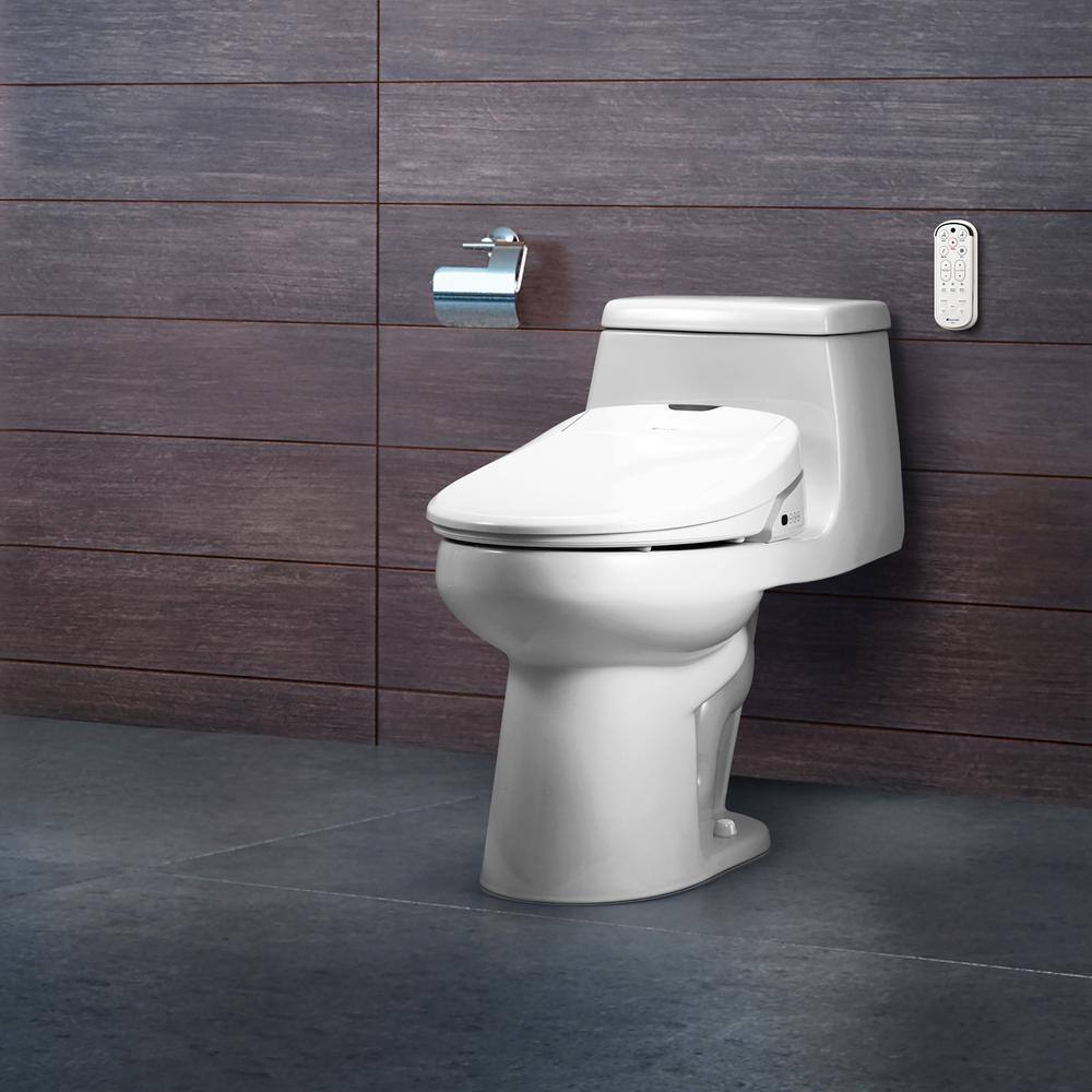 Brondell Swash 1400 Luxury Electric Bidet Seat for Elongated Toilet in White S1400-EW