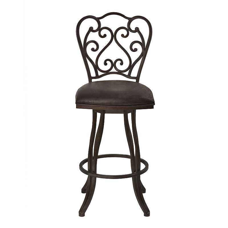 Armen Living Celeste Swivel Counter Stool