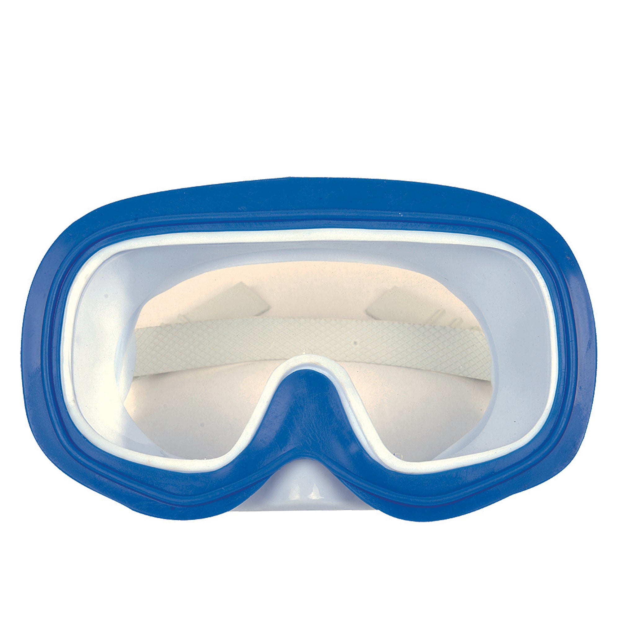 6.75" Blue and White Zray Recreational Swim Mask for Children