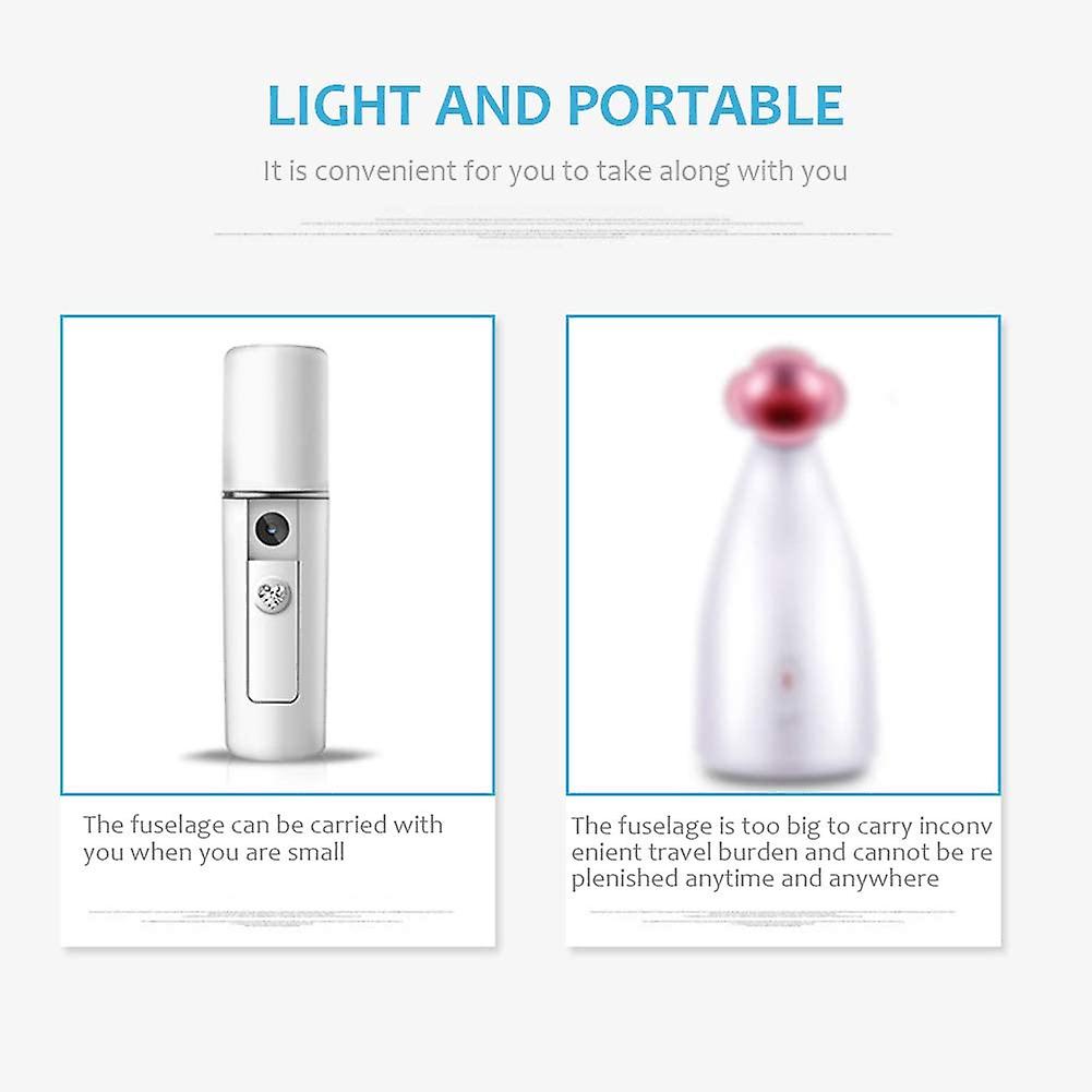 Nano Condensation Spray Portable Face Spray Practical Evaporator Ion Steam Spray Micro Humidifier Usb Charging No.11792