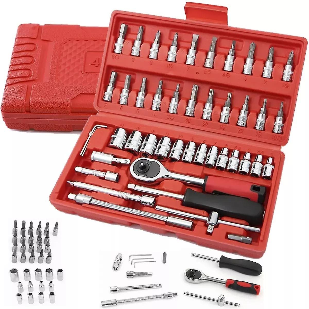 46pcs Multi Tool Home Maintenance Tool With Case