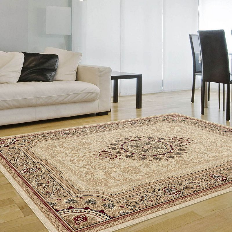 KHL Rugs Sensation Jayden Framed Floral Rug