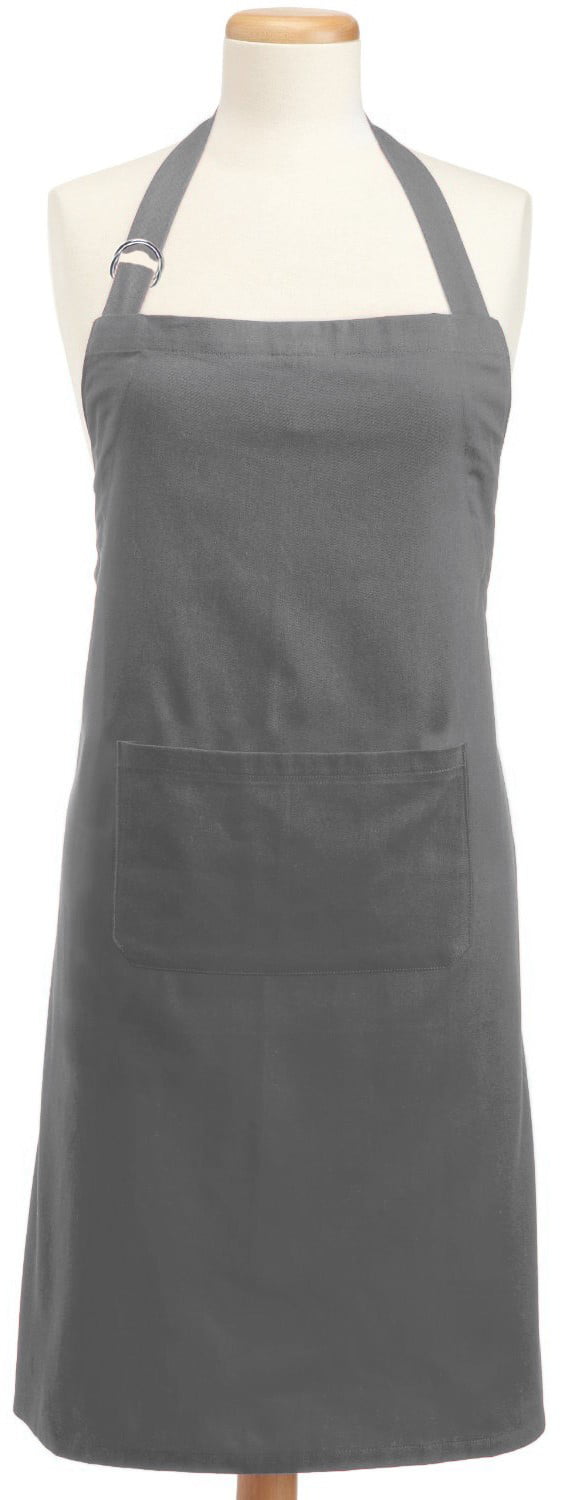 DII Chino Chef Kitchen Apron， 32x28， 100% Cotton， Multiple Colors