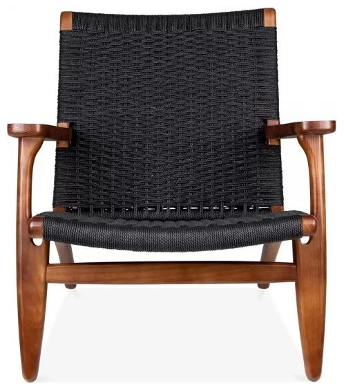 Ash Lounge Chair   Midcentury   Armchairs And Accent Chairs   by HomeCraftDecor  Houzz