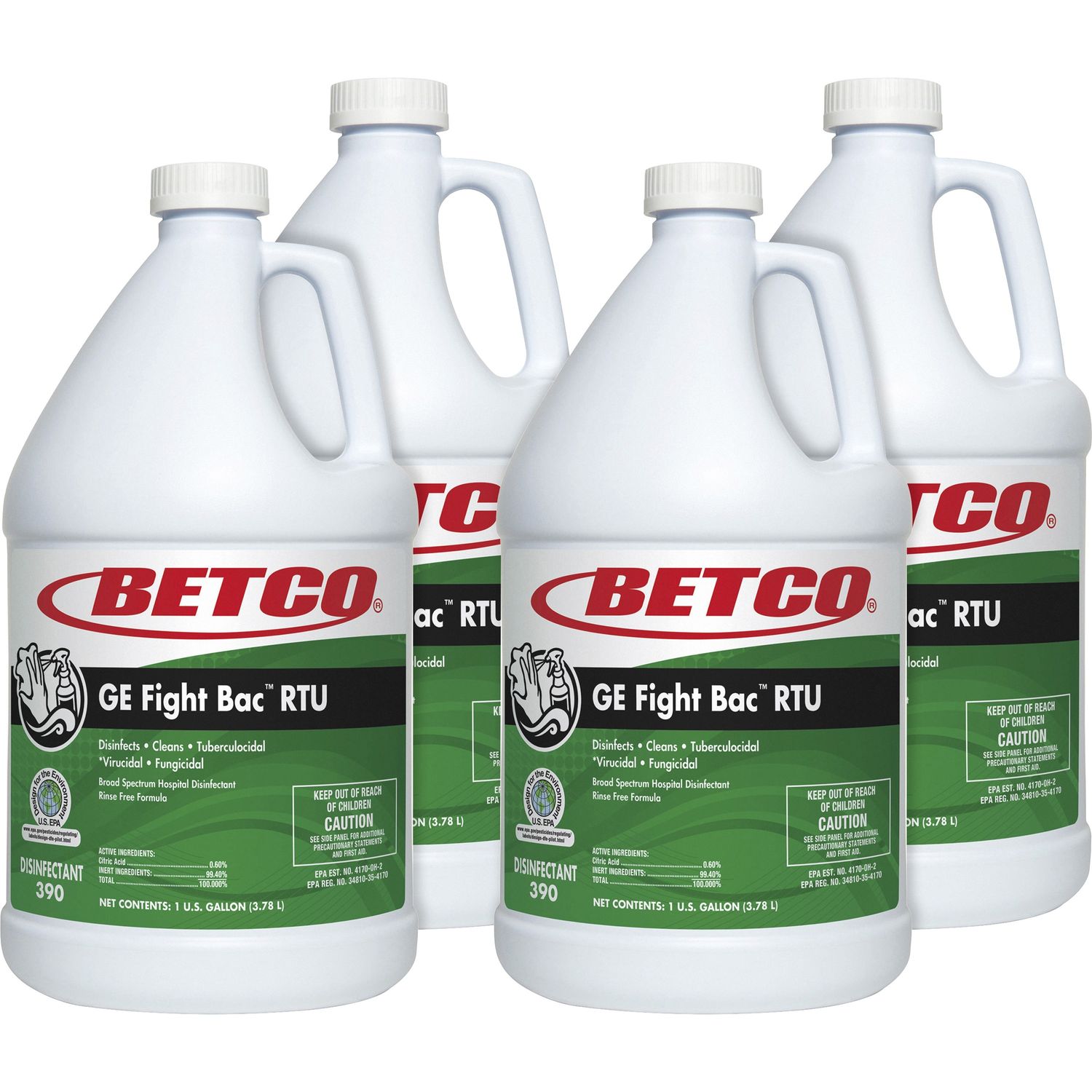 Fight Bac RTU Disinfectant by Betco Corporation BET3900400CT