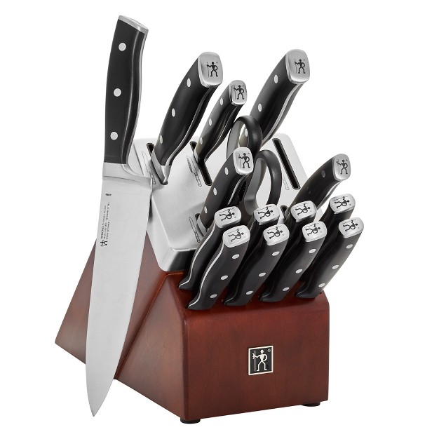 Henckels Forged Accent 16 pc Self sharpening Knife Block Set