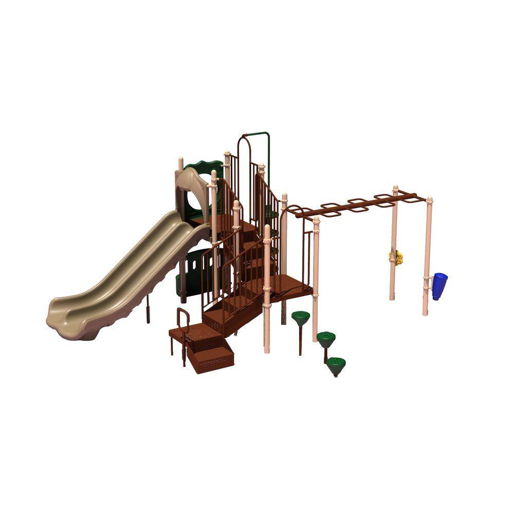 Ultra Play UPlay Today Maddie's Chase (Natural) Commercial Playset with Ground Spike UPLAY-006-N